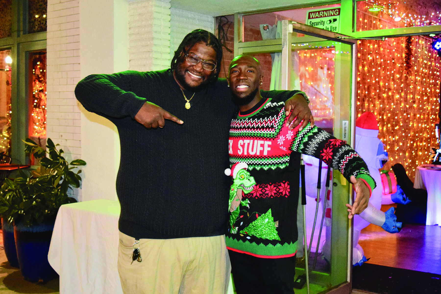 Bickham, Turner Celebrate Businesses with Ugly Sweater Christmas Party
